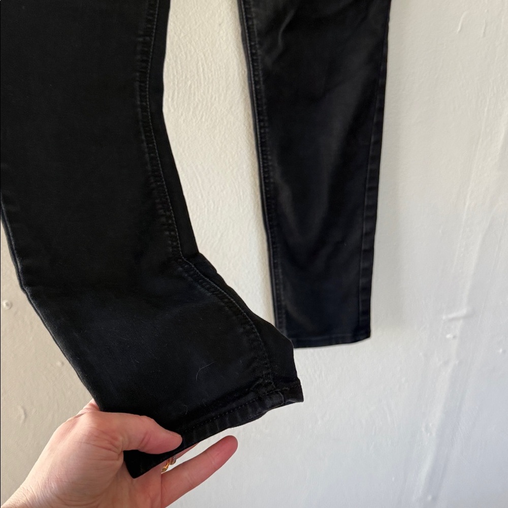 Lee Women's Dark Black midrise Skinny Jeans 6 - Picture 3 of 6
